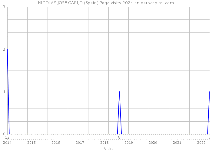 NICOLAS JOSE GARIJO (Spain) Page visits 2024 