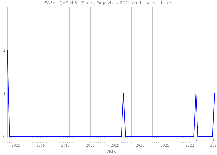 FAZAL QASIM SL (Spain) Page visits 2024 