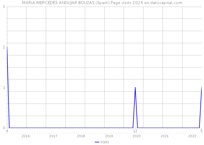MARIA MERCEDES ANDUJAR BOUZAS (Spain) Page visits 2024 