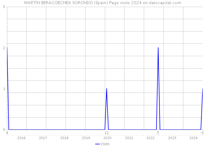 MARTIN BERACOECHEA SORONDO (Spain) Page visits 2024 