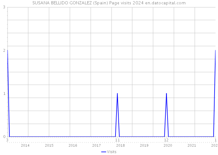 SUSANA BELLIDO GONZALEZ (Spain) Page visits 2024 