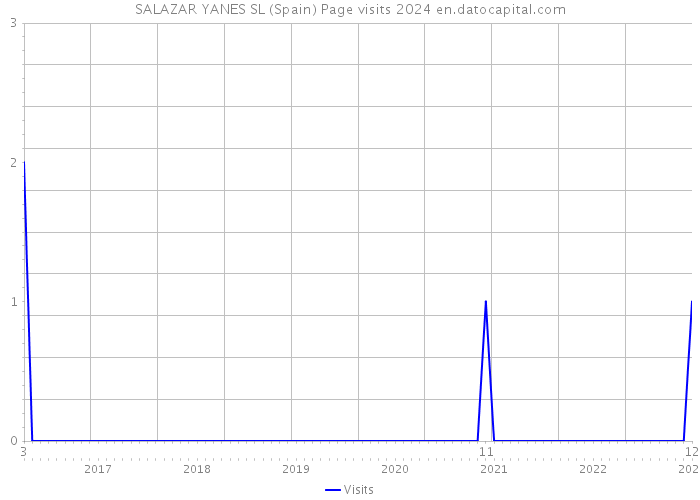 SALAZAR YANES SL (Spain) Page visits 2024 