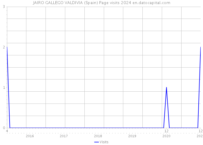 JAIRO GALLEGO VALDIVIA (Spain) Page visits 2024 