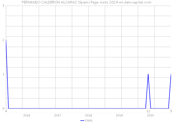 FERNANDO CALDERON ALCARAZ (Spain) Page visits 2024 