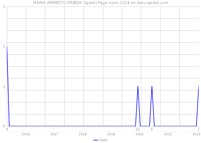 MARIA ARMESTO PINEDA (Spain) Page visits 2024 