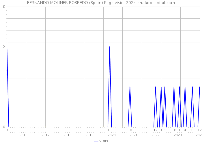FERNANDO MOLINER ROBREDO (Spain) Page visits 2024 