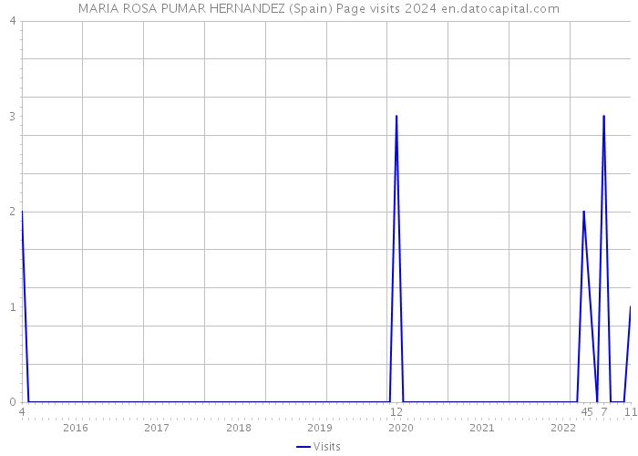 MARIA ROSA PUMAR HERNANDEZ (Spain) Page visits 2024 