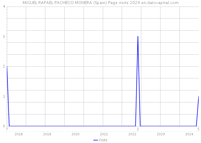 MIGUEL RAFAEL PACHECO MONERA (Spain) Page visits 2024 