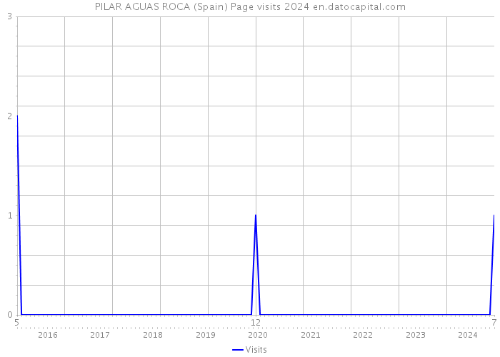 PILAR AGUAS ROCA (Spain) Page visits 2024 