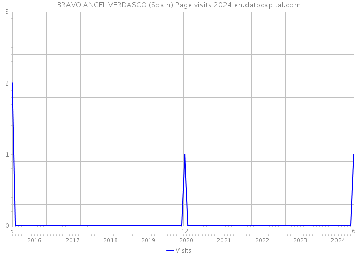 BRAVO ANGEL VERDASCO (Spain) Page visits 2024 