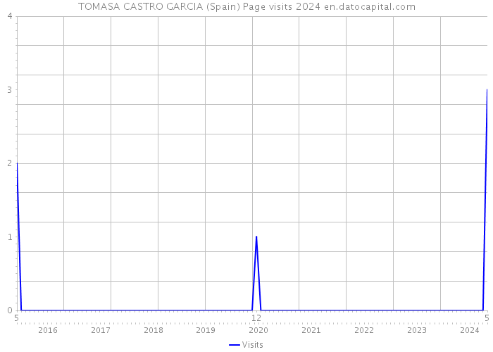 TOMASA CASTRO GARCIA (Spain) Page visits 2024 