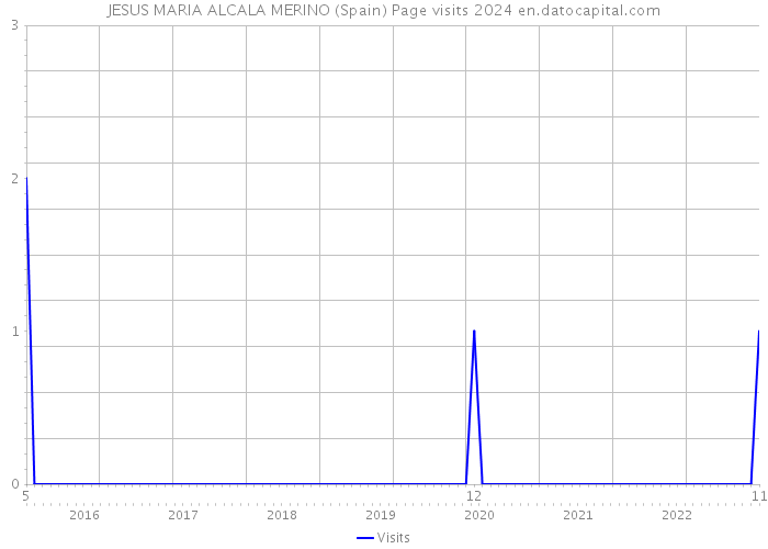 JESUS MARIA ALCALA MERINO (Spain) Page visits 2024 