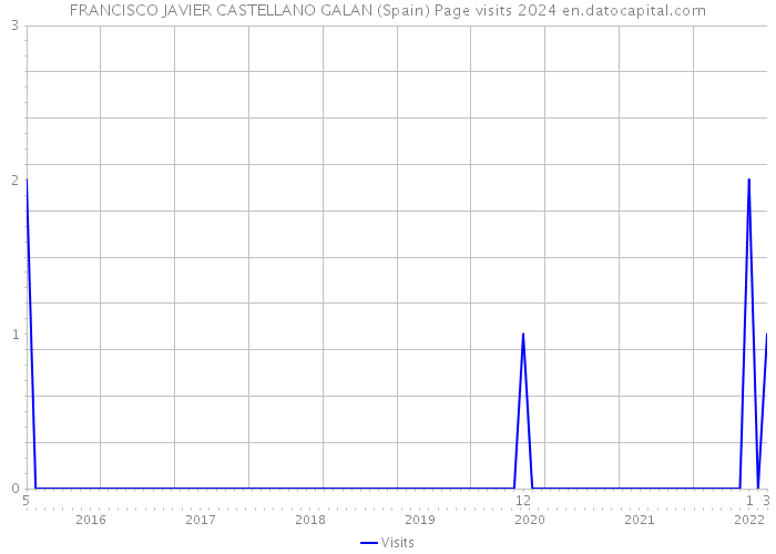 FRANCISCO JAVIER CASTELLANO GALAN (Spain) Page visits 2024 