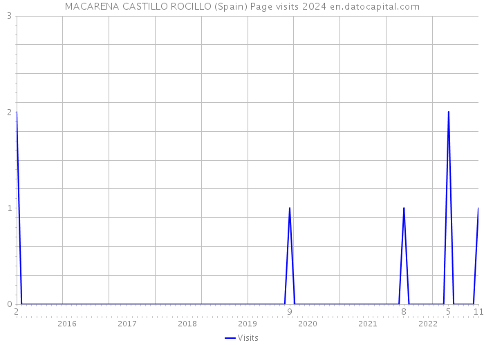 MACARENA CASTILLO ROCILLO (Spain) Page visits 2024 