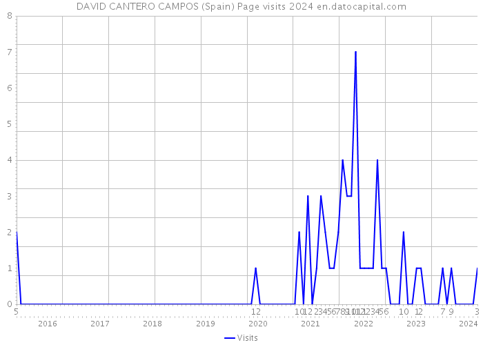 DAVID CANTERO CAMPOS (Spain) Page visits 2024 