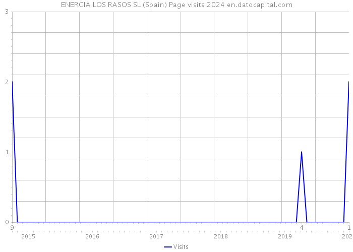 ENERGIA LOS RASOS SL (Spain) Page visits 2024 