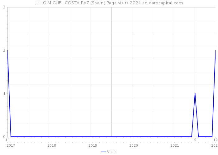 JULIO MIGUEL COSTA PAZ (Spain) Page visits 2024 