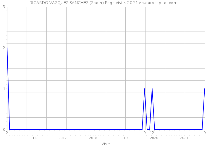 RICARDO VAZQUEZ SANCHEZ (Spain) Page visits 2024 