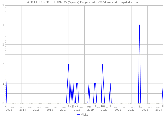 ANGEL TORNOS TORNOS (Spain) Page visits 2024 