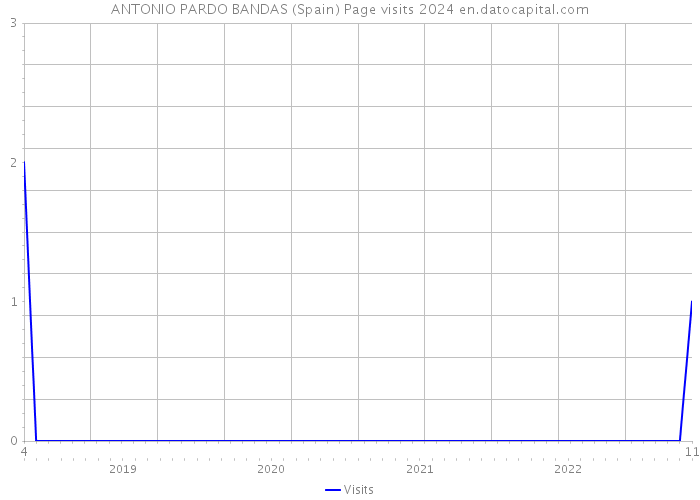ANTONIO PARDO BANDAS (Spain) Page visits 2024 