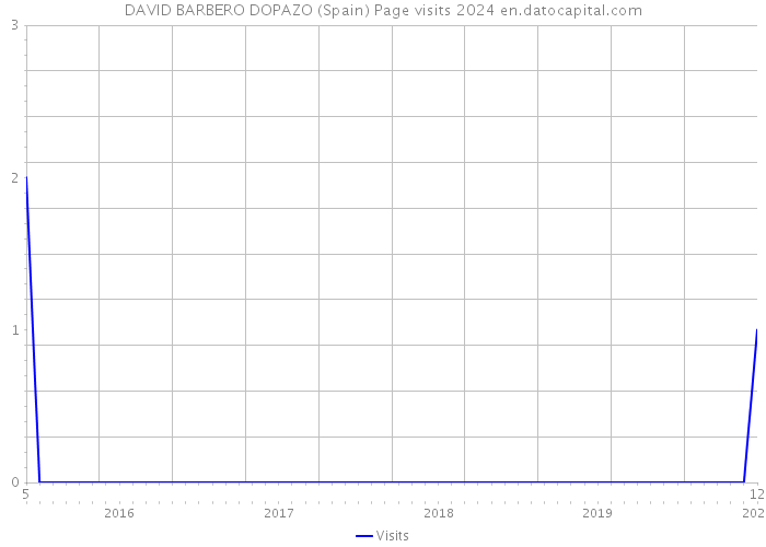 DAVID BARBERO DOPAZO (Spain) Page visits 2024 