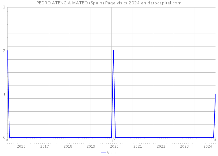 PEDRO ATENCIA MATEO (Spain) Page visits 2024 