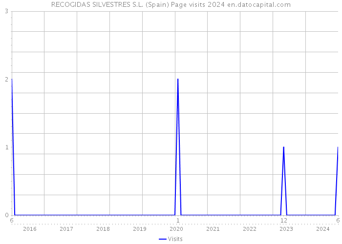 RECOGIDAS SILVESTRES S.L. (Spain) Page visits 2024 