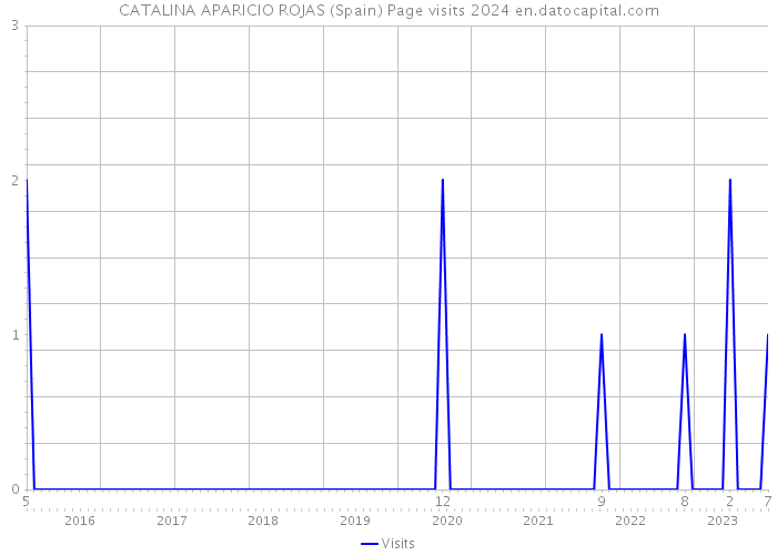 CATALINA APARICIO ROJAS (Spain) Page visits 2024 