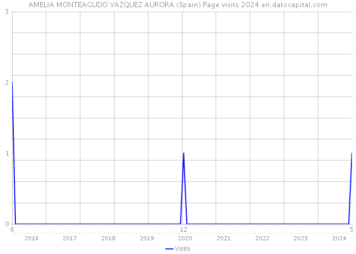 AMELIA MONTEAGUDO VAZQUEZ AURORA (Spain) Page visits 2024 