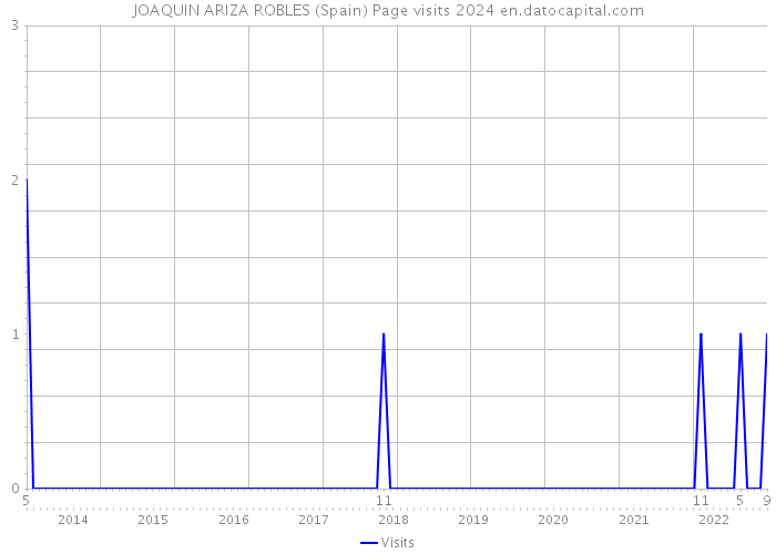 JOAQUIN ARIZA ROBLES (Spain) Page visits 2024 