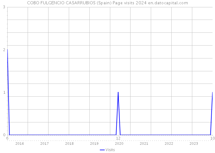 COBO FULGENCIO CASARRUBIOS (Spain) Page visits 2024 