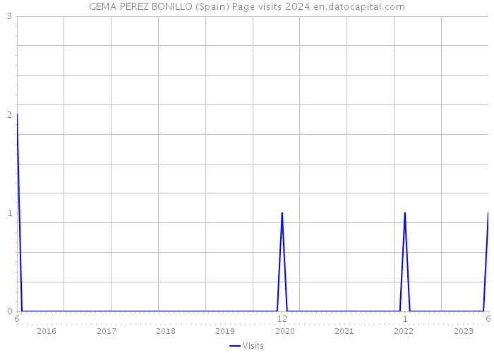 GEMA PEREZ BONILLO (Spain) Page visits 2024 