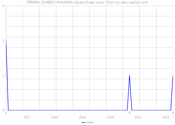FERMIN OLMEDO PARADAS (Spain) Page visits 2024 