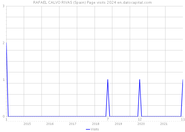 RAFAEL CALVO RIVAS (Spain) Page visits 2024 