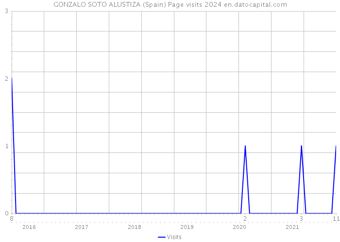GONZALO SOTO ALUSTIZA (Spain) Page visits 2024 