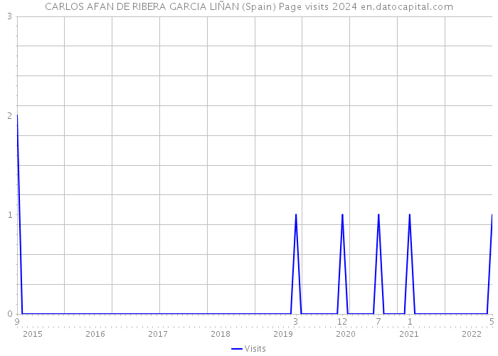 CARLOS AFAN DE RIBERA GARCIA LIÑAN (Spain) Page visits 2024 