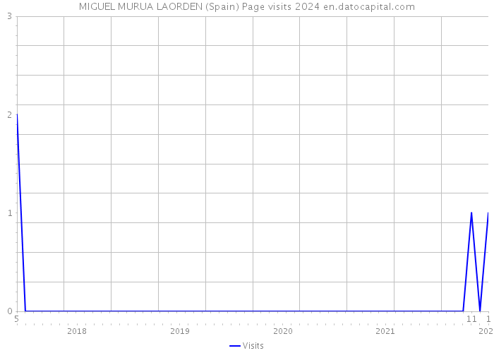 MIGUEL MURUA LAORDEN (Spain) Page visits 2024 