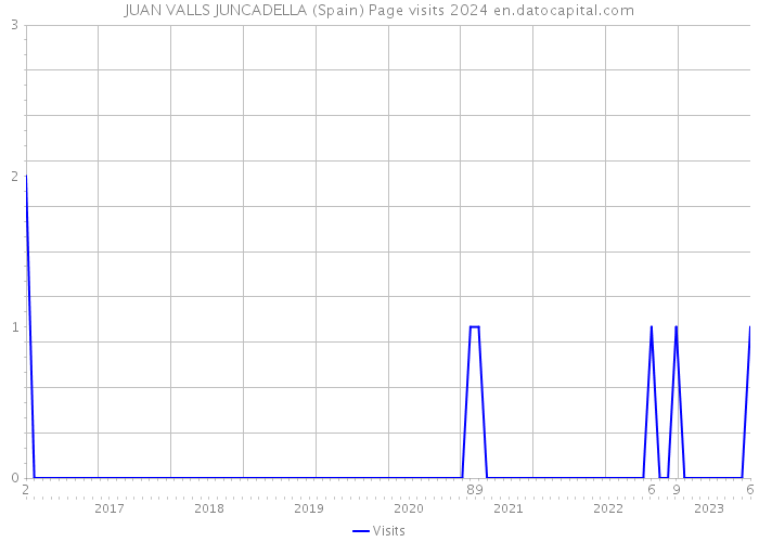 JUAN VALLS JUNCADELLA (Spain) Page visits 2024 