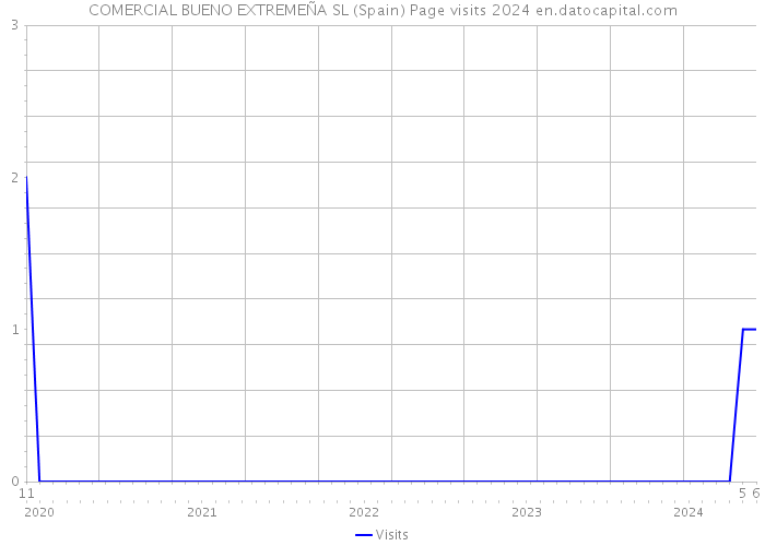 COMERCIAL BUENO EXTREMEÑA SL (Spain) Page visits 2024 