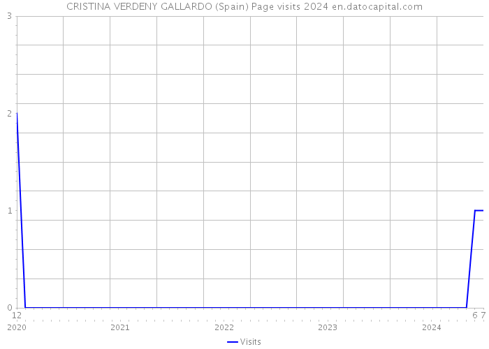 CRISTINA VERDENY GALLARDO (Spain) Page visits 2024 
