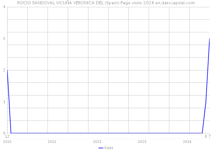 ROCIO SANDOVAL VICUÑA VERONICA DEL (Spain) Page visits 2024 