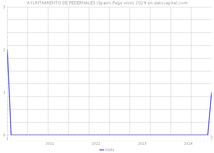 AYUNTAMIENTO DE PEDERNALES (Spain) Page visits 2024 