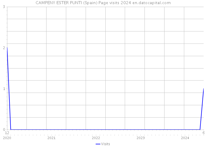 CAMPENY ESTER PUNTI (Spain) Page visits 2024 