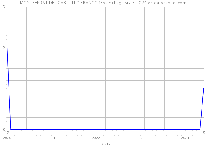 MONTSERRAT DEL CASTI-LLO FRANCO (Spain) Page visits 2024 