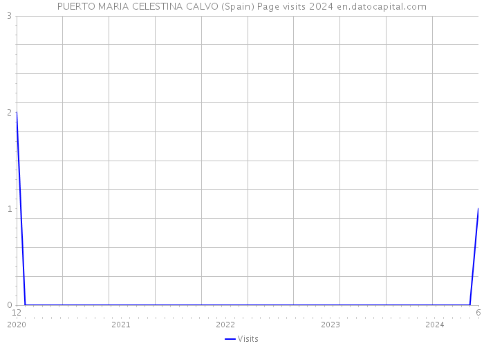 PUERTO MARIA CELESTINA CALVO (Spain) Page visits 2024 