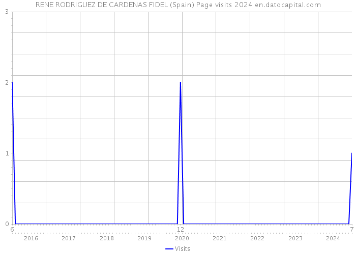 RENE RODRIGUEZ DE CARDENAS FIDEL (Spain) Page visits 2024 