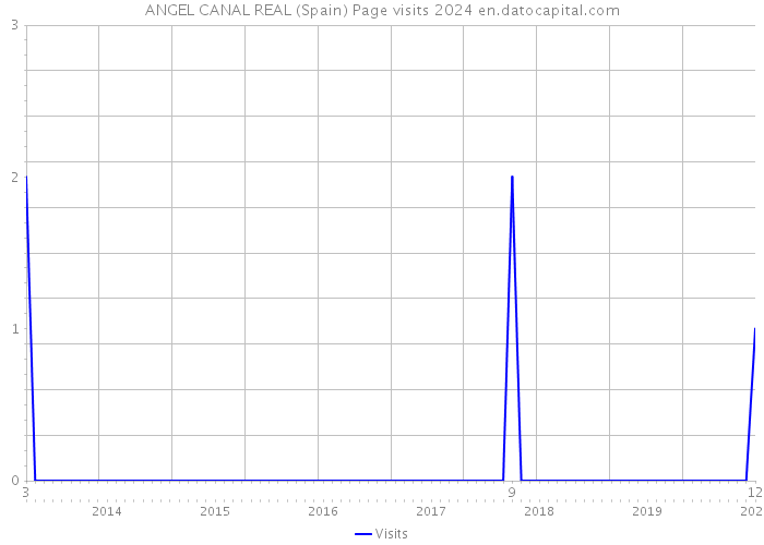 ANGEL CANAL REAL (Spain) Page visits 2024 