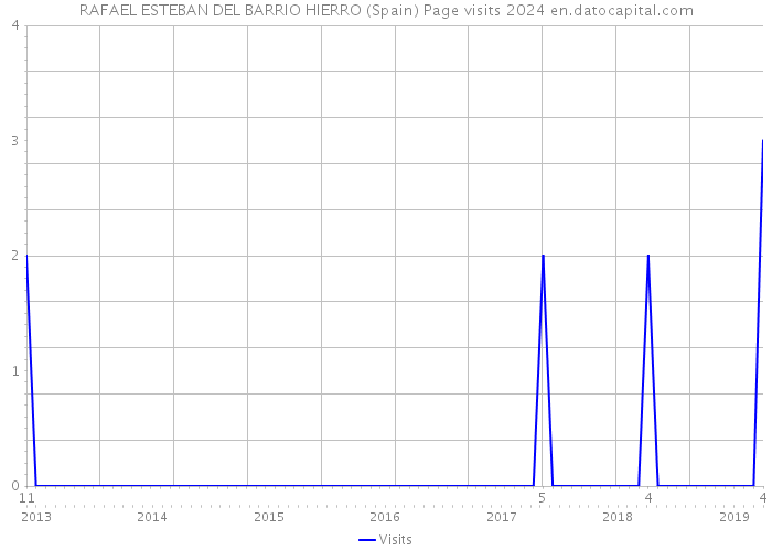 RAFAEL ESTEBAN DEL BARRIO HIERRO (Spain) Page visits 2024 