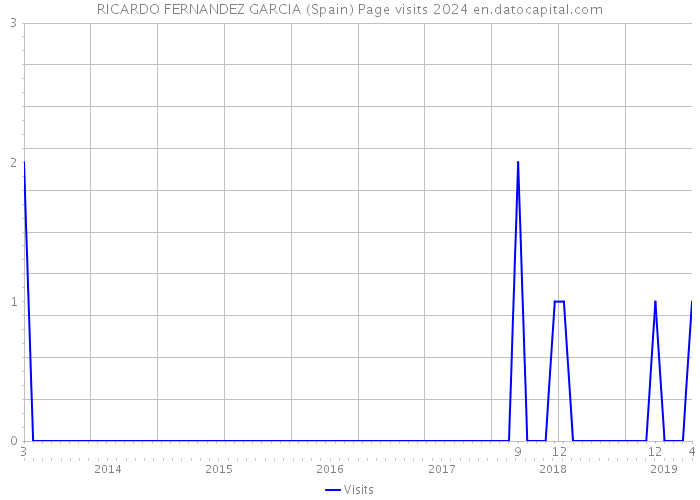 RICARDO FERNANDEZ GARCIA (Spain) Page visits 2024 