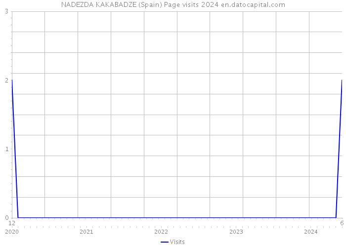 NADEZDA KAKABADZE (Spain) Page visits 2024 